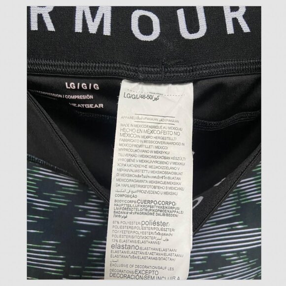 Under Armour Women's Workout Legging Tights Pants Size L - Picture 6 of 6